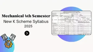 MSBTE Mechanical 4th Semester K Scheme Syllabus