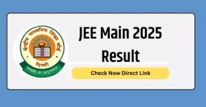 JEE Main 2025 Result Declared – Check Your Score Now!