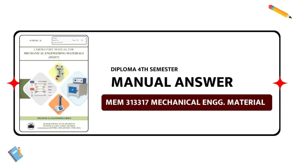 MEM 313317 Manual Answer K Scheme PDF