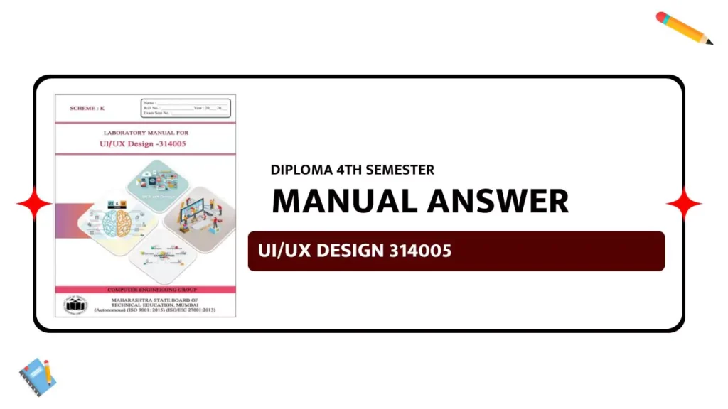 UIUX Design 314005 Manual Answer MSBTE K Scheme