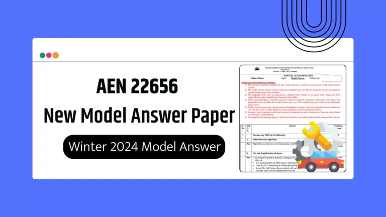 AEN 22656 MSBTE Summer & Winter 2024 Model Answer Papers