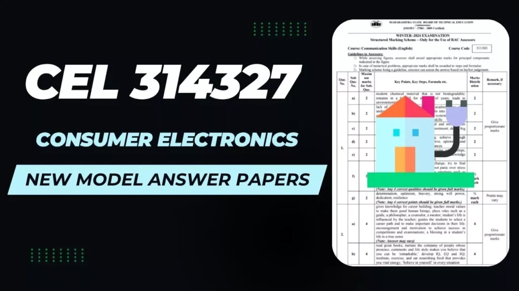 CEL 314327 MSBTE Summer 2025 Model Answer Paper