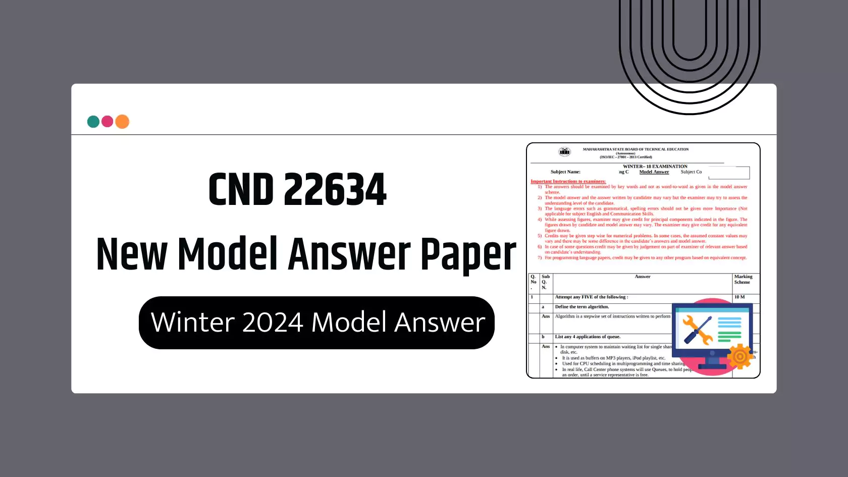 CND 22634 MSBTE Summer & Winter 2024 Model Answer Papers