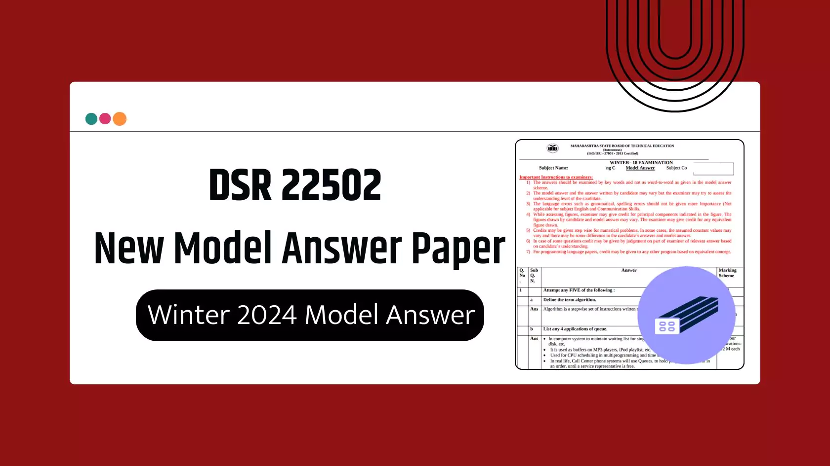 DSR 22502 MSBTE Summer & Winter 2024 Model Answer Papers