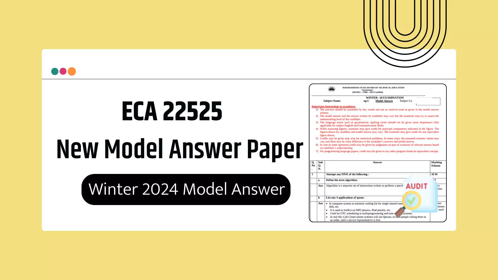 ECA 22525 MSBTE Summer & Winter 2024 Model Answer Papers