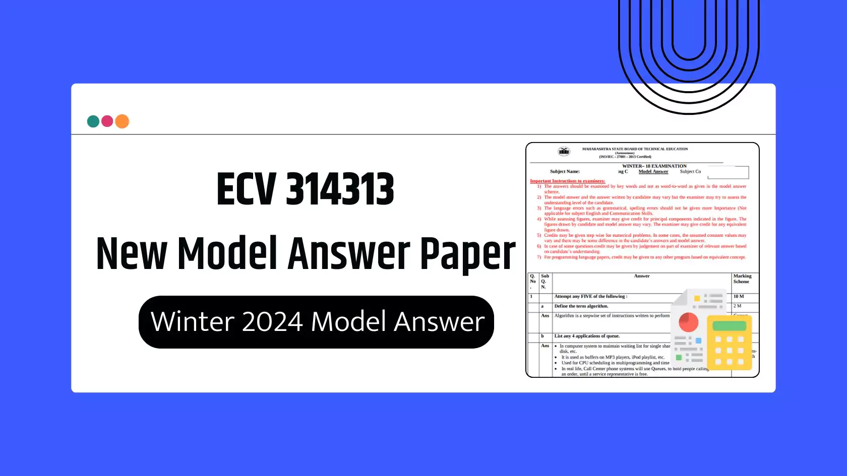 ECV 314313 MSBTE Summer & Winter 2024 Model Answer Papers