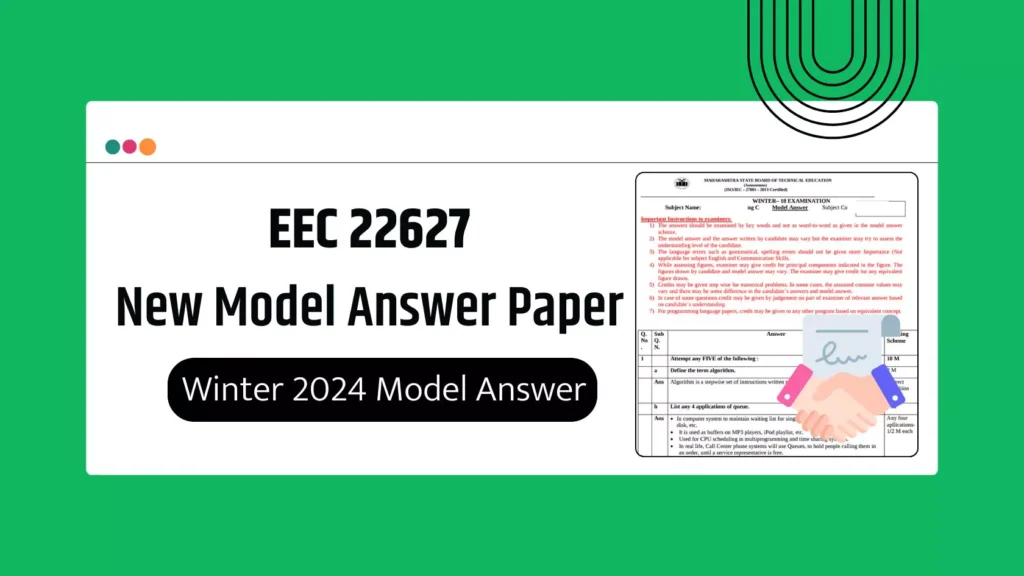 EEC 22627 MSBTE Summer & Winter 2024 Model Answer Papers