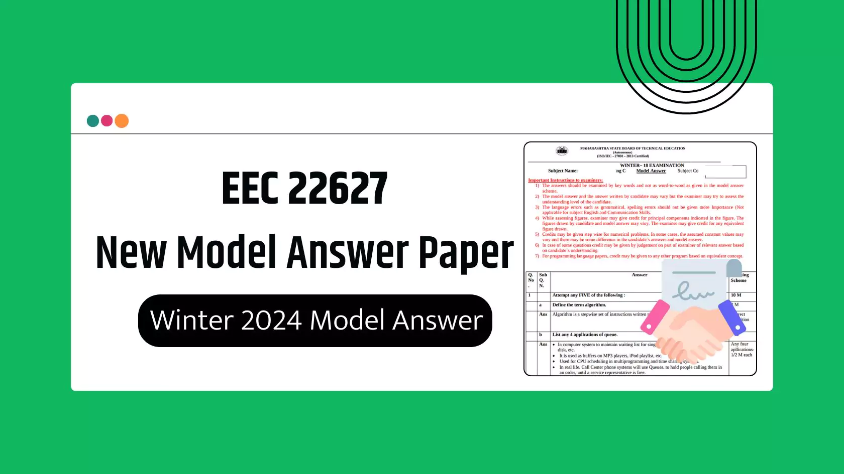 EEC 22627 MSBTE Summer & Winter 2024 Model Answer Papers