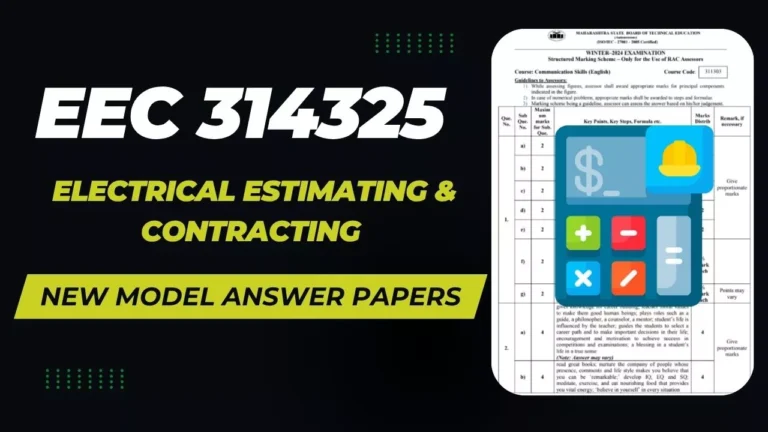 EEC 314325 MSBTE Summer 2025 & Winter 2024 Model Answer Papers