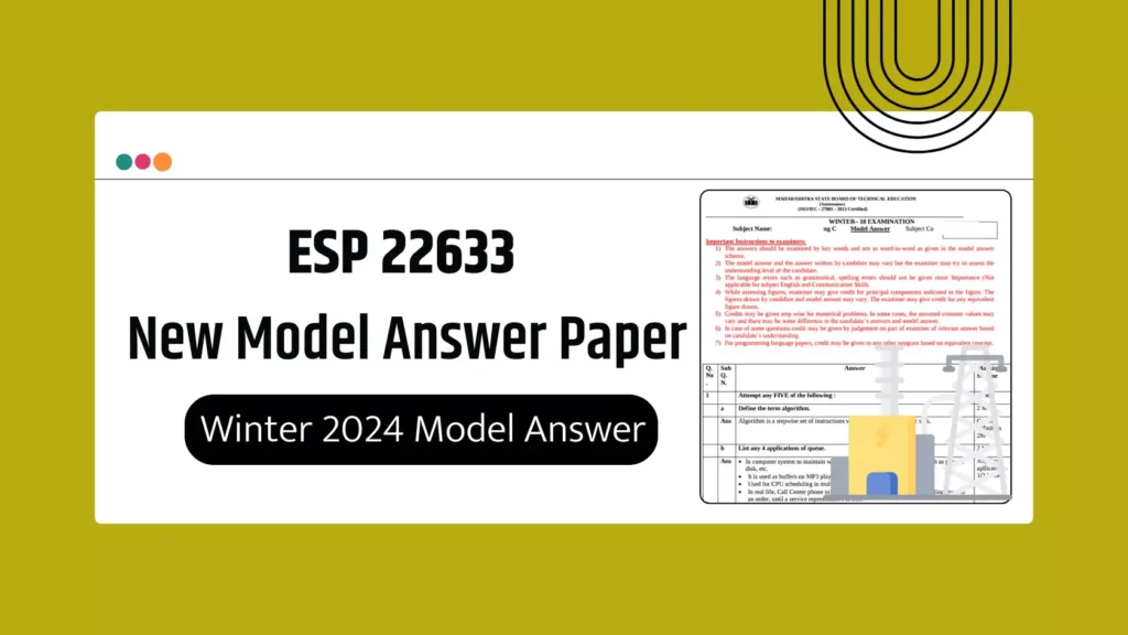 ESP 22633 MSBTE Summer & Winter 2024 Model Answer Papers