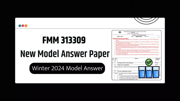 FMM 313309 MSBTE Summer 2024 & Winter 2024 Model Answer Papers