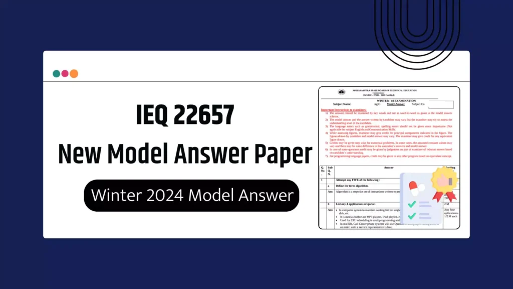 IEQ 22657 MSBTE Summer & Winter 2024 Model Answer Papers