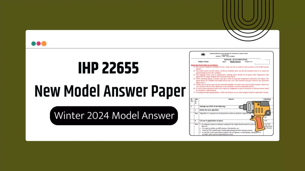 IHP 22655 MSBTE Summer & Winter 2024 Model Answer Papers