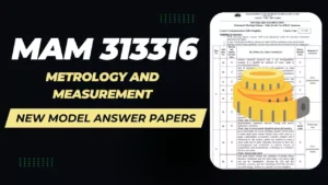 MAM 313316 MSBTE Summer 2025 Model Answer Paper