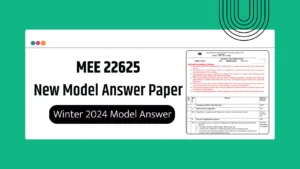MEE 22625 MSBTE Summer & Winter 2024 Model Answer Papers