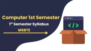 Computer 1st Semester MSBTE K Scheme Syllabus