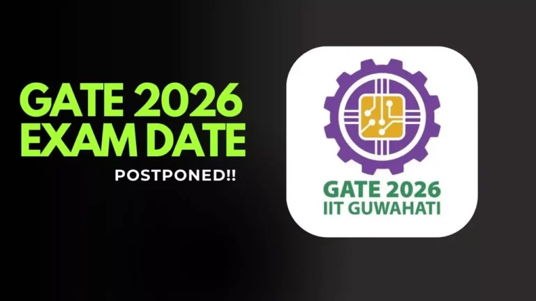 GATE 2026 Exam Date Postponed View new timetable now