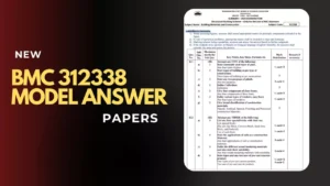 BMC Building Construction 312338 MSBTE Model Answer Papers