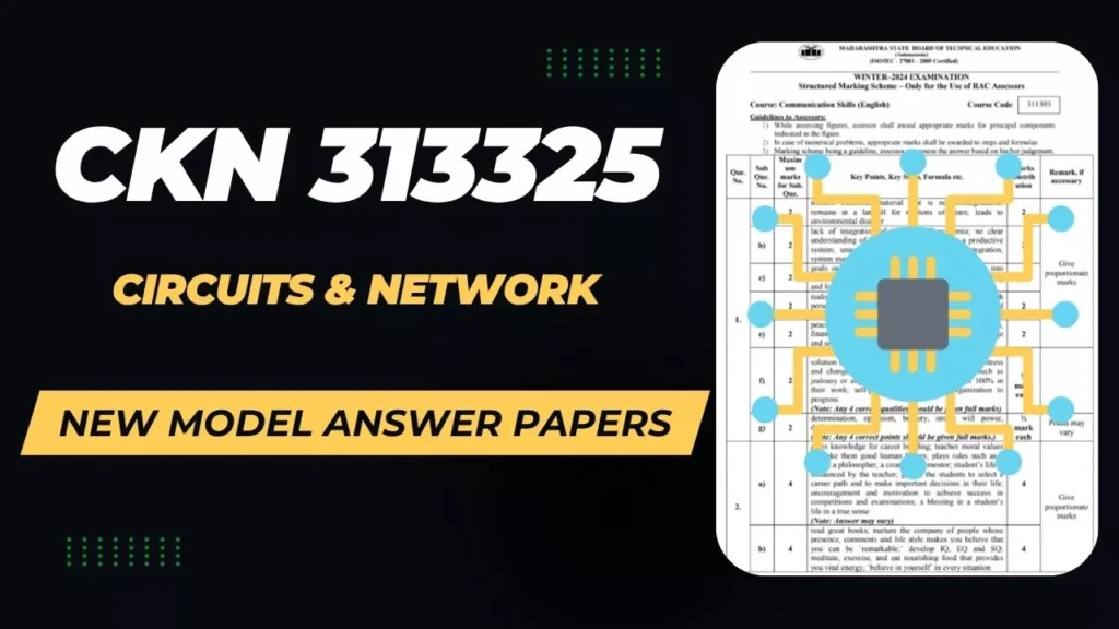 CKN 313325 Circuits & Network Model Answer Paper