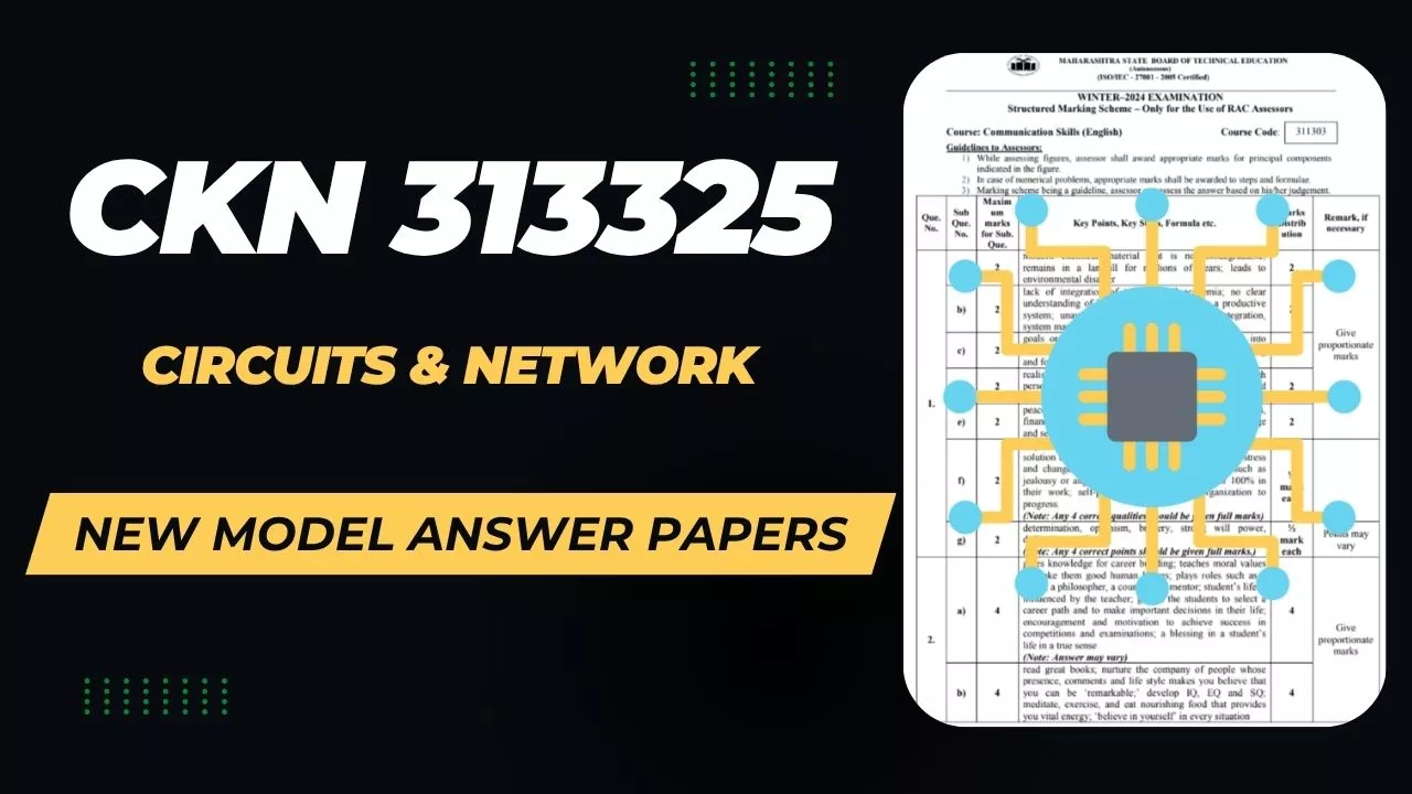 CKN 313325 Circuits & Network Model Answer Paper