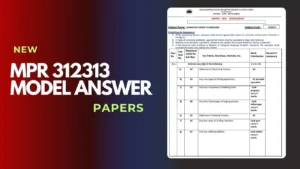 MPR 312313 New Model Answer Papers