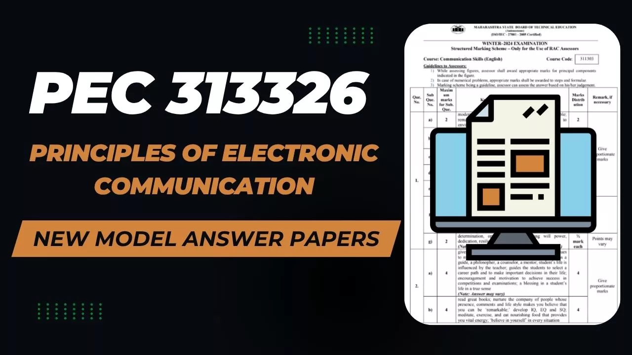 PEC 313326 New Model Answer Papers