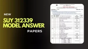 SUY 312339 MSBTE Model Answer Papers