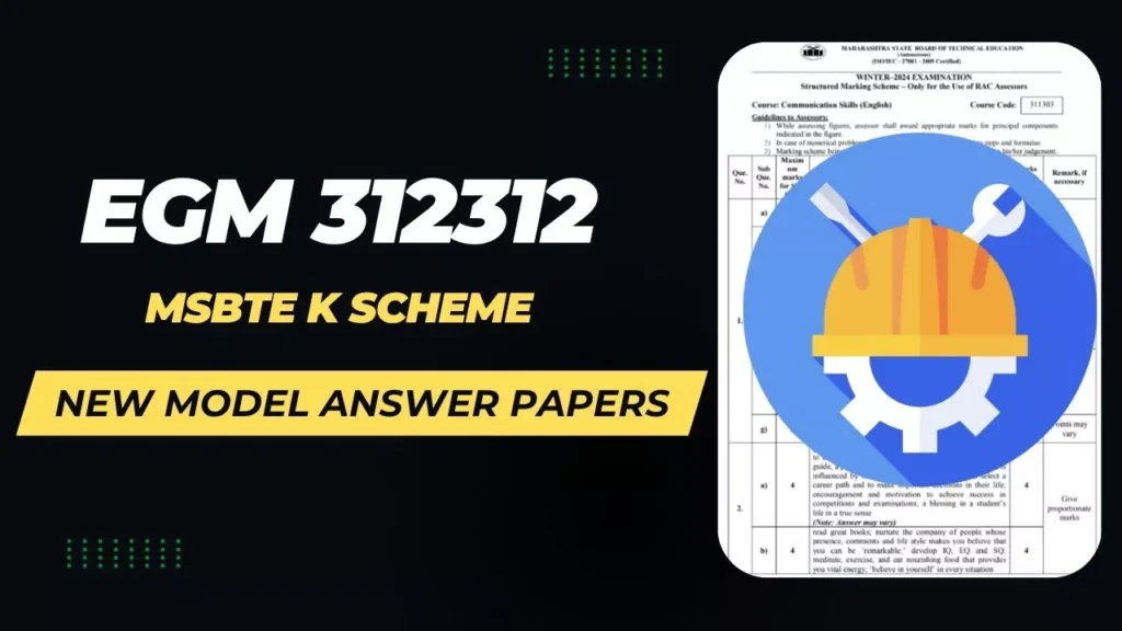 EGM 312312 New Model Answer Papers  Engineering Mechanics